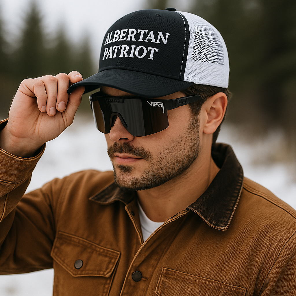 ALBERTAN PATRIOT TRUCKER HAT